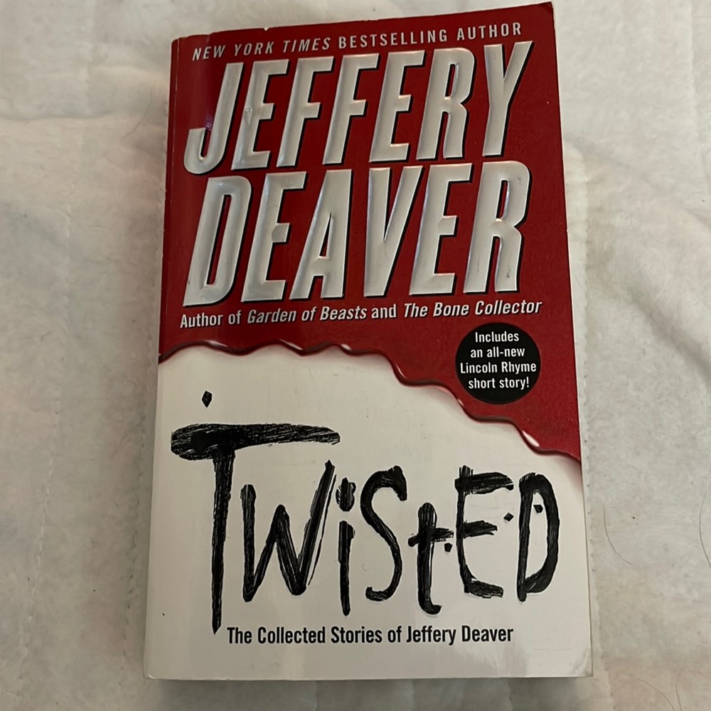 Jeffery Deaver Soft Cover Twisted Book